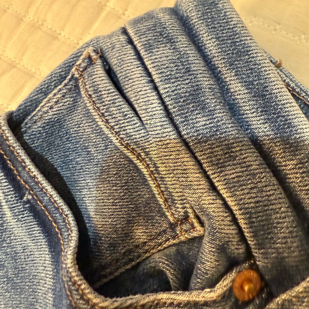 Dear John Jeanne Blue Flare Jeans NWT Size 28 - Picture 6 of 7